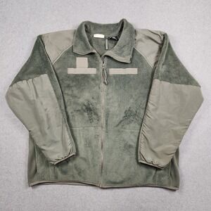 US Army Gen III Cold Weather Jacket Large Green Polartec Fleece ECWCS Level 3